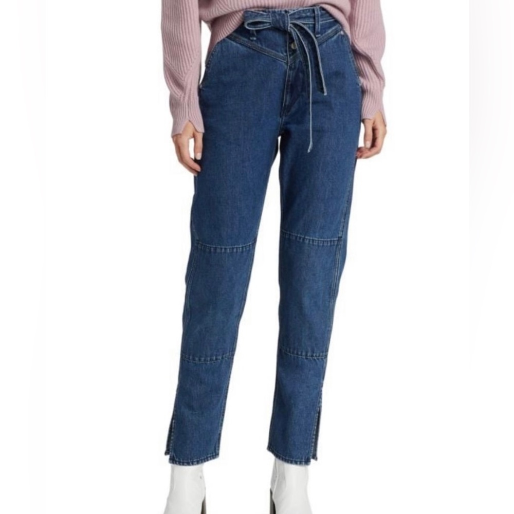 Rag and Bone Mia High Rise Belted Jeans